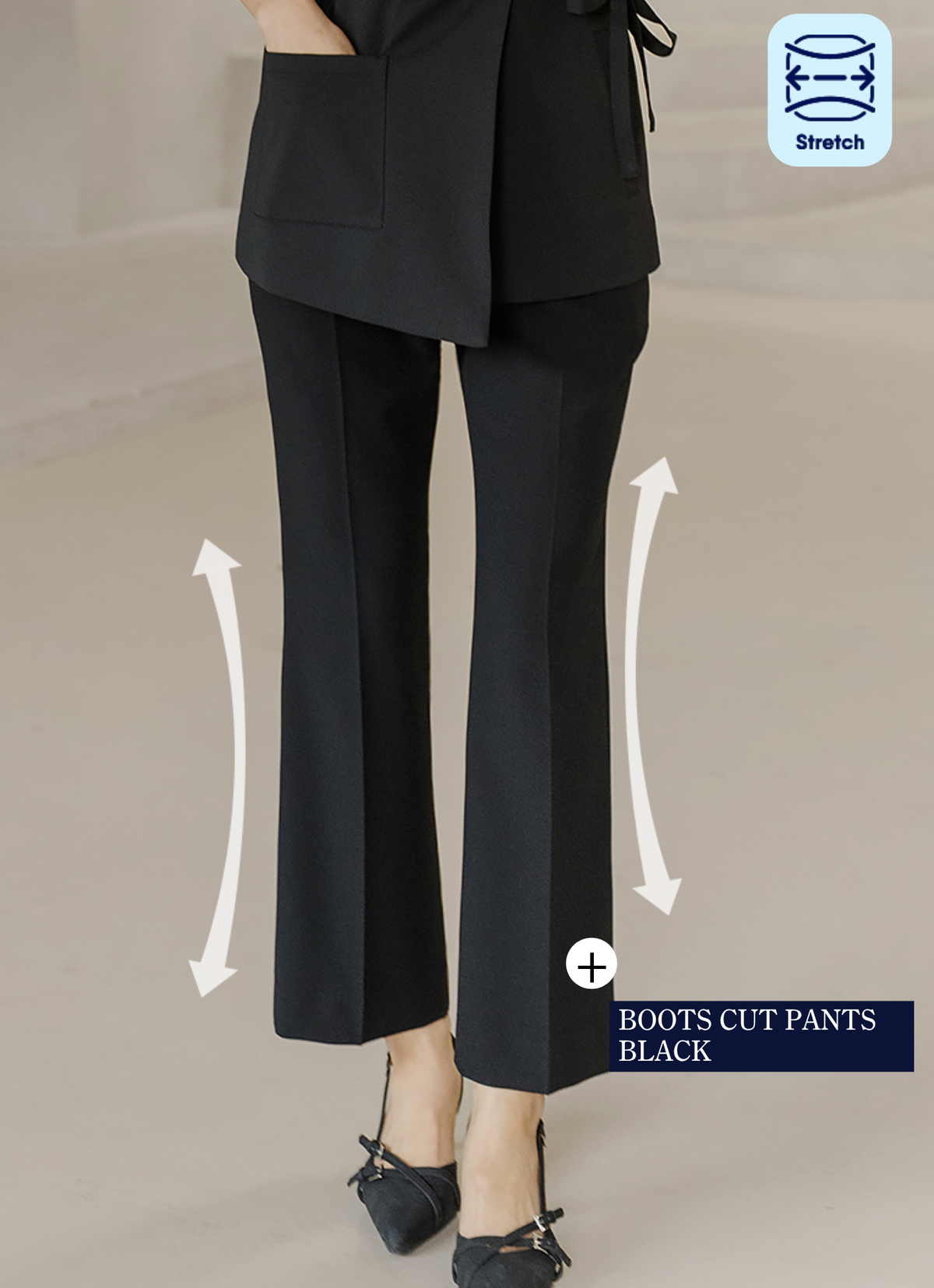 TESSI vest BLACK