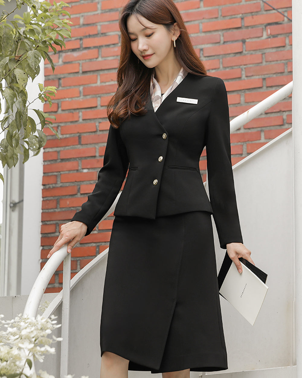 リクルートBlossom long sleeve BLACK横向き, コーディネート例