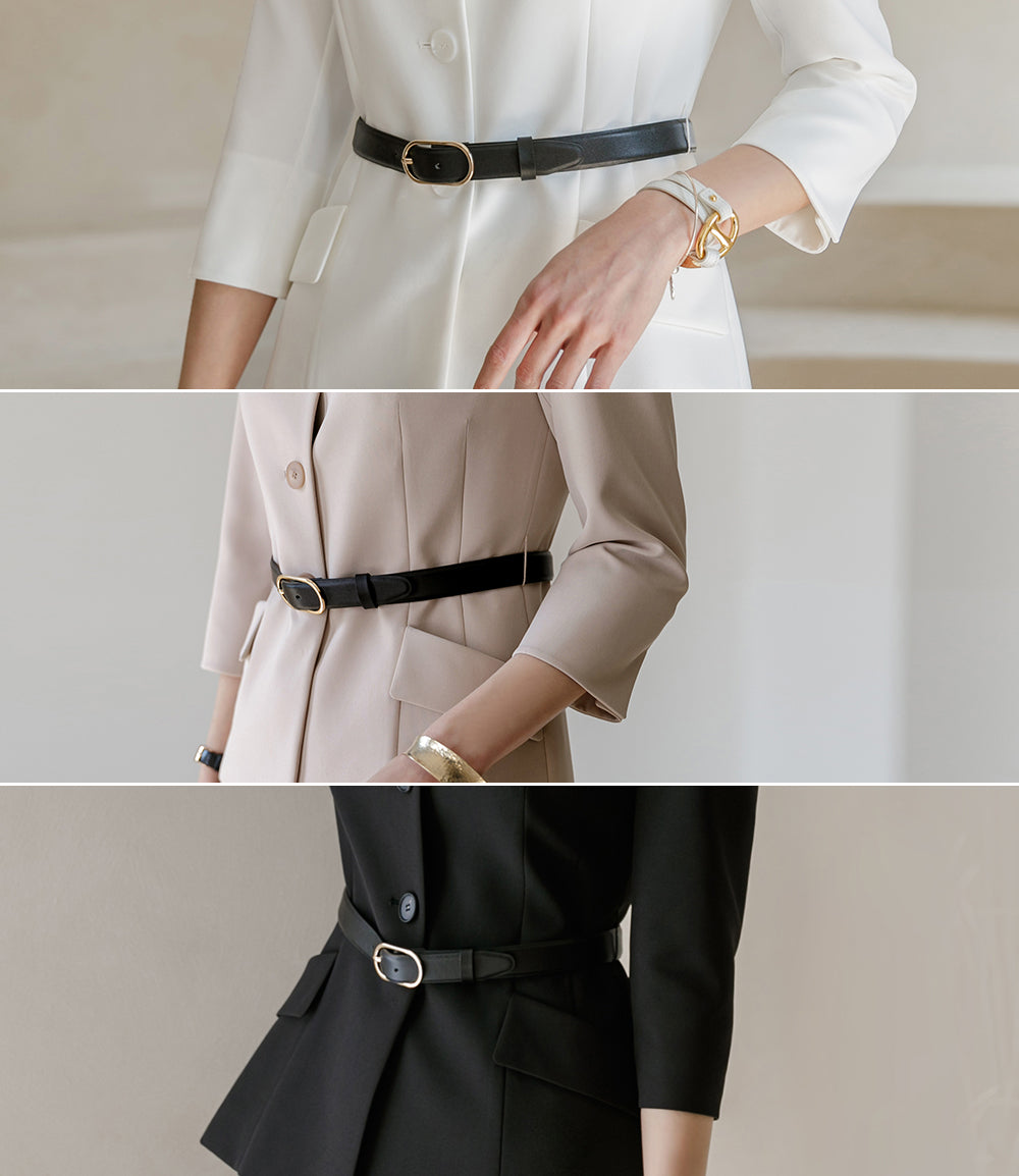 アクセサリーbelt BLACKディテール