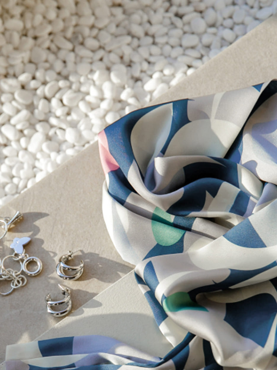 アクセサリーscarf  NAVYディテール